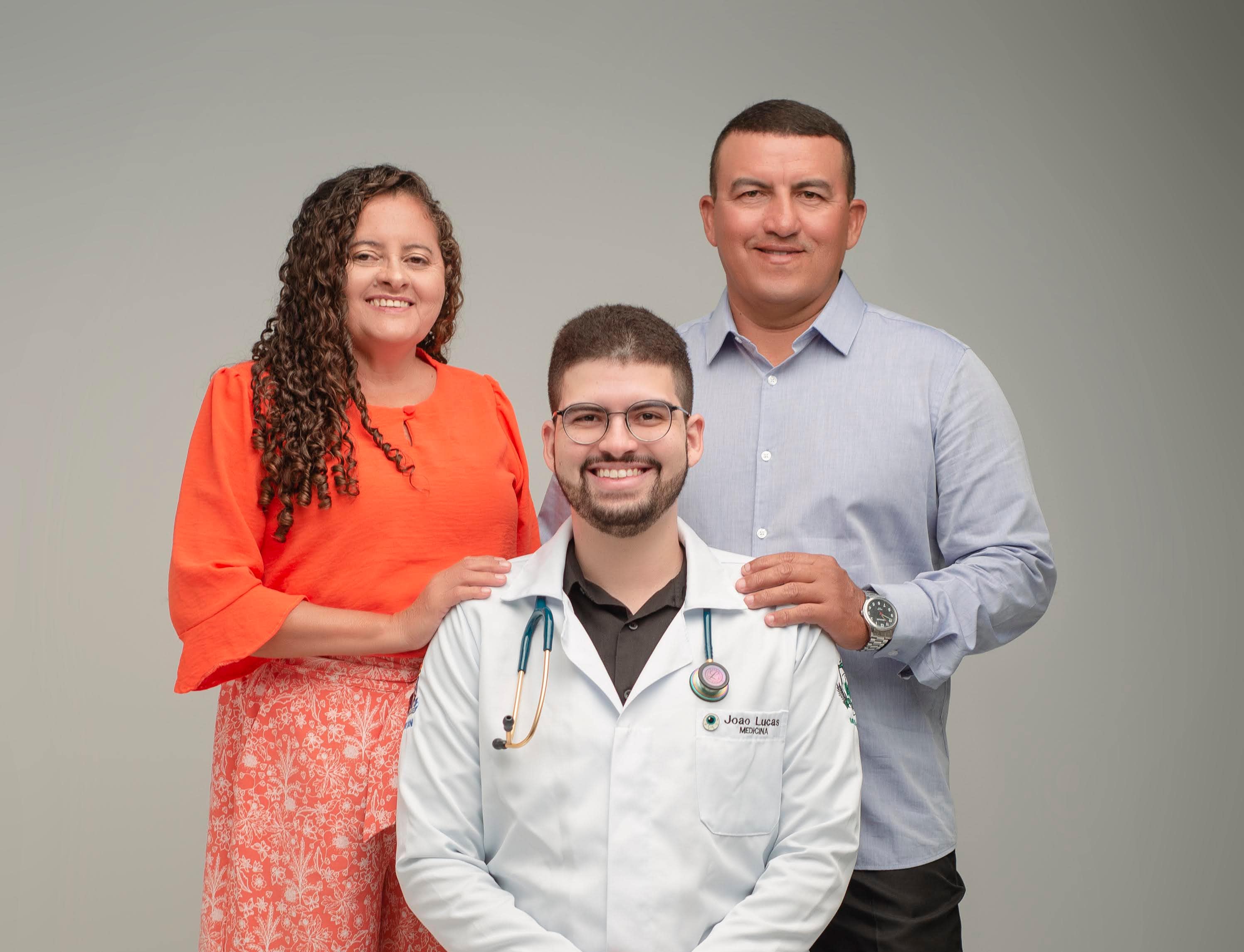 Eu, meu pai e minha mãe